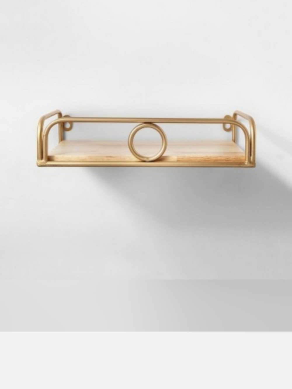 Opalhouse 12" x 7" Decorative Wall Shelf Gold RARE TO FIND